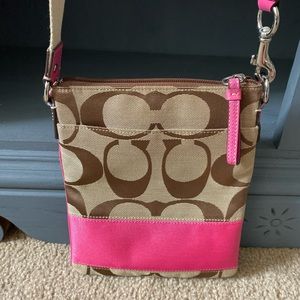 Coach Signature Crossbody Purse